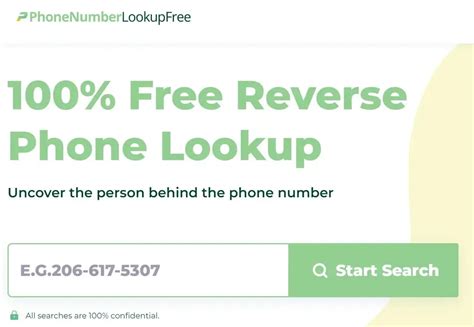 Free Reverse Phone Lookup & Search